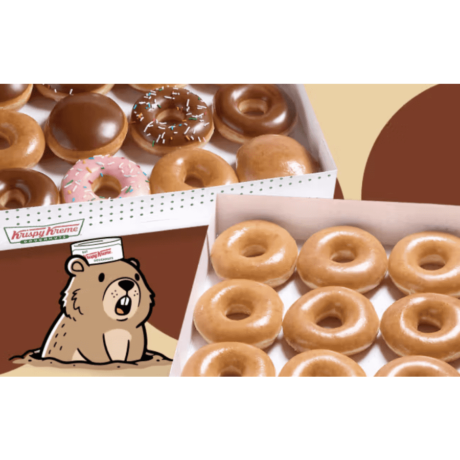 Krispy Kreme Any Assorted Dozen: $6 off