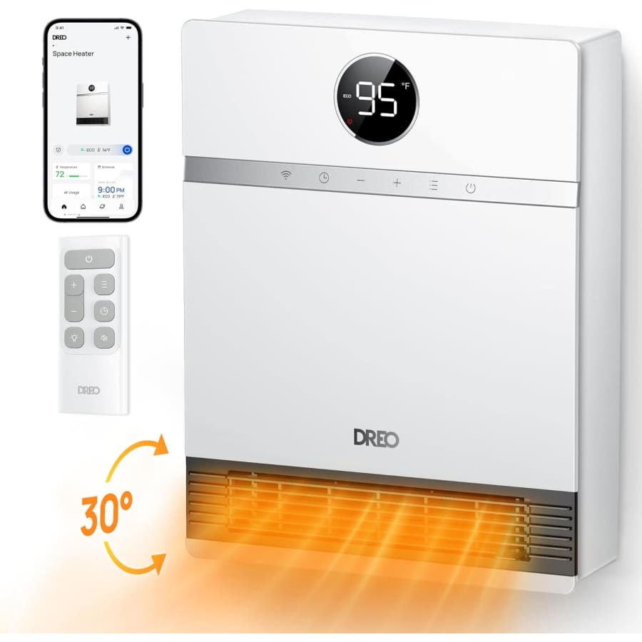 Dreo Smart Wall Heater: $90 Dreo Smart Wall Heater: $90