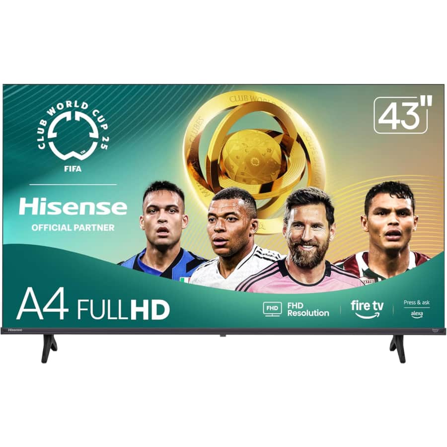 Hisense A4 Series 43A4NF 43" 1080p LED HD Smart TV: $169 Hisense A4 Series 43A4NF 43" 1080p LED HD Smart TV: $169