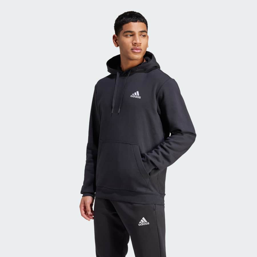 adidas Men's Essentials Fleece Hoodie: $13 adidas Men's Essentials Fleece Hoodie: $13