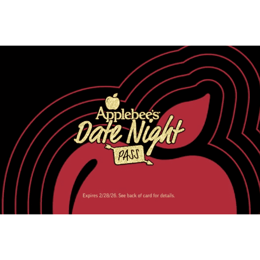 Applebee's Date Night Pass: $100 for 3,000 customers Applebee's Date Night Pass: $100 for 3,000 customers