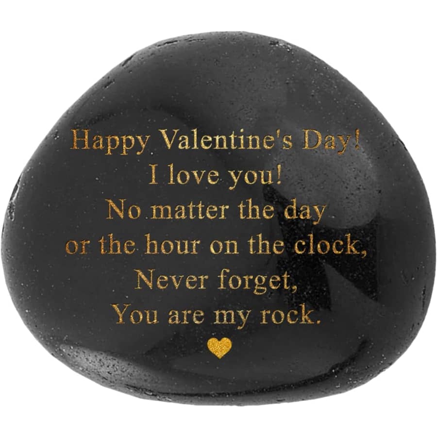 Happy Valentines Day Polished Rock: $8 Happy Valentines Day Polished Rock: $8