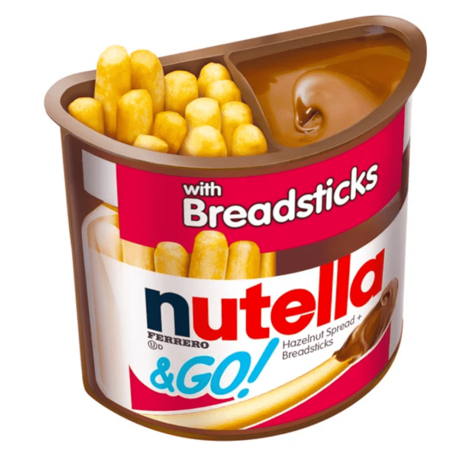 Nutella & GO! Hazelnut and Cocoa Spread with Breadsticks 16-Pack: $14 Nutella & GO! Hazelnut and Cocoa Spread with Breadsticks 16-Pack: $14