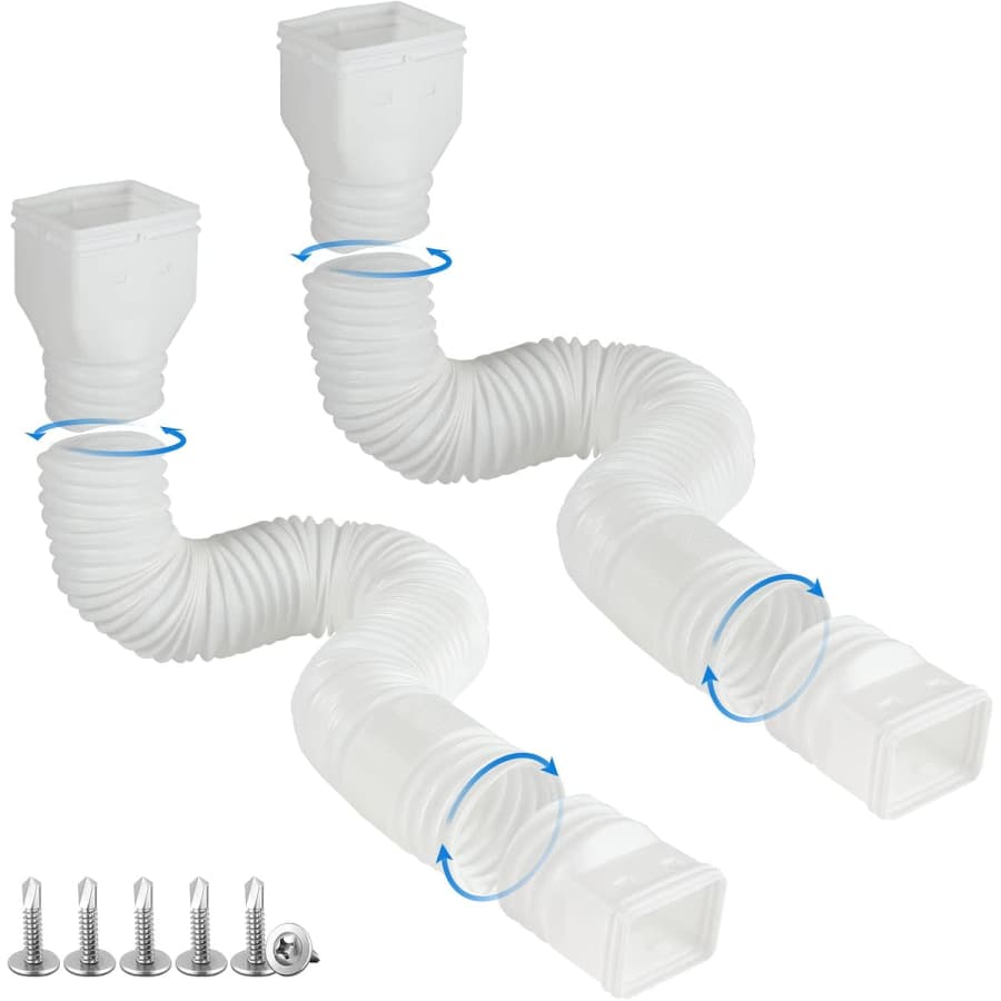 Flexible Rain Gutter Downspout Extension 2-Pack: $26