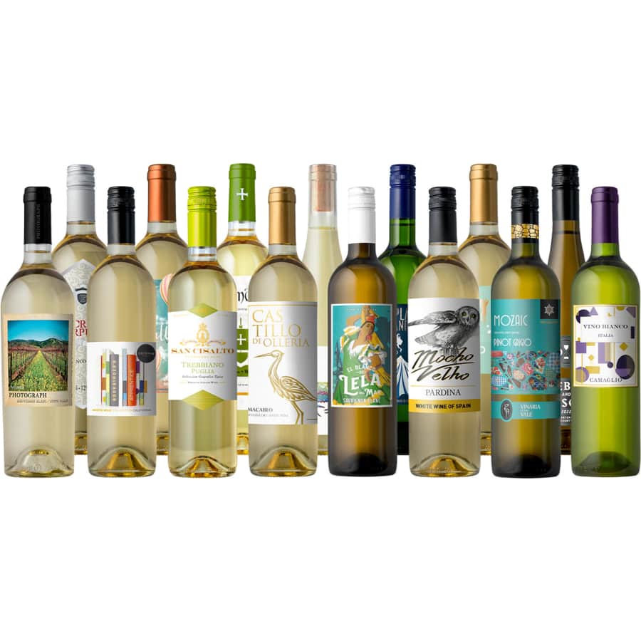 Splash Wines Fall Faves White Wine Sampler 15-Pack: $95