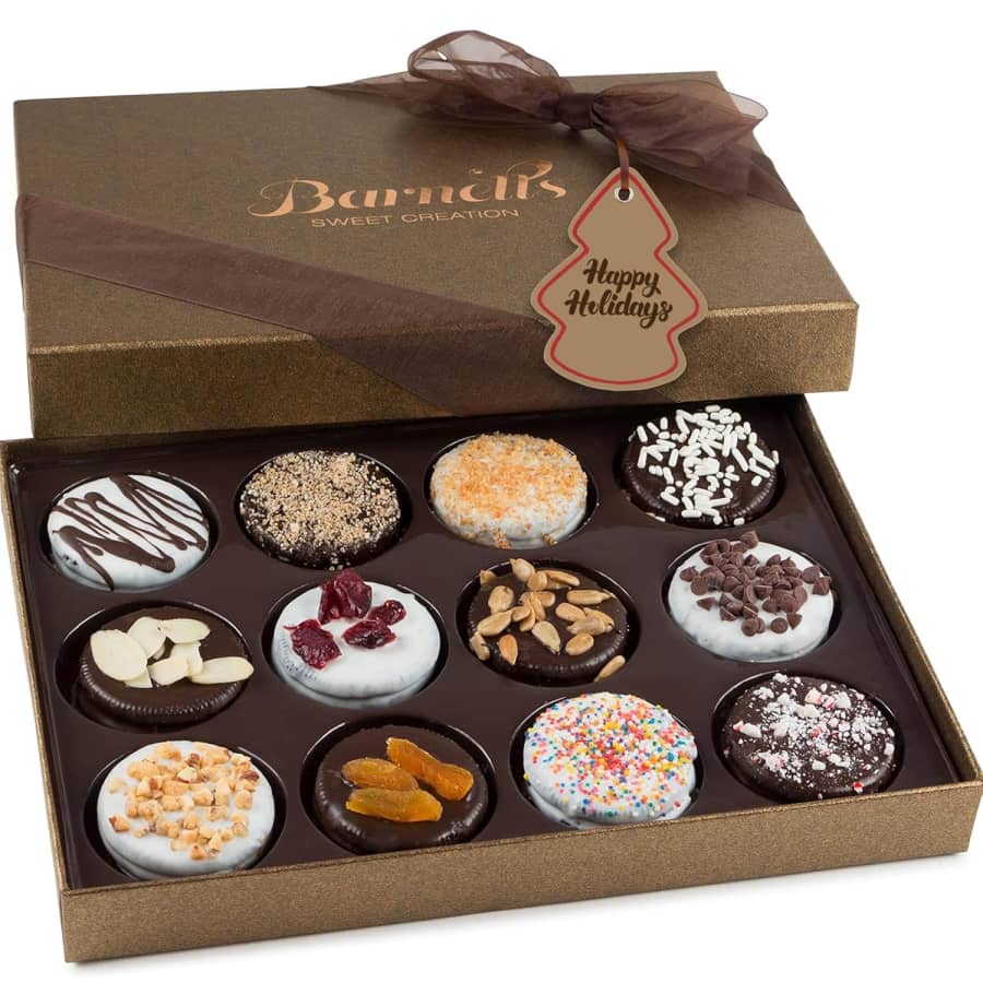12 Gourmet Holiday Chocolate Candy Cookies Gift Set: $15 12 Gourmet Holiday Chocolate Candy Cookies Gift Set: $15