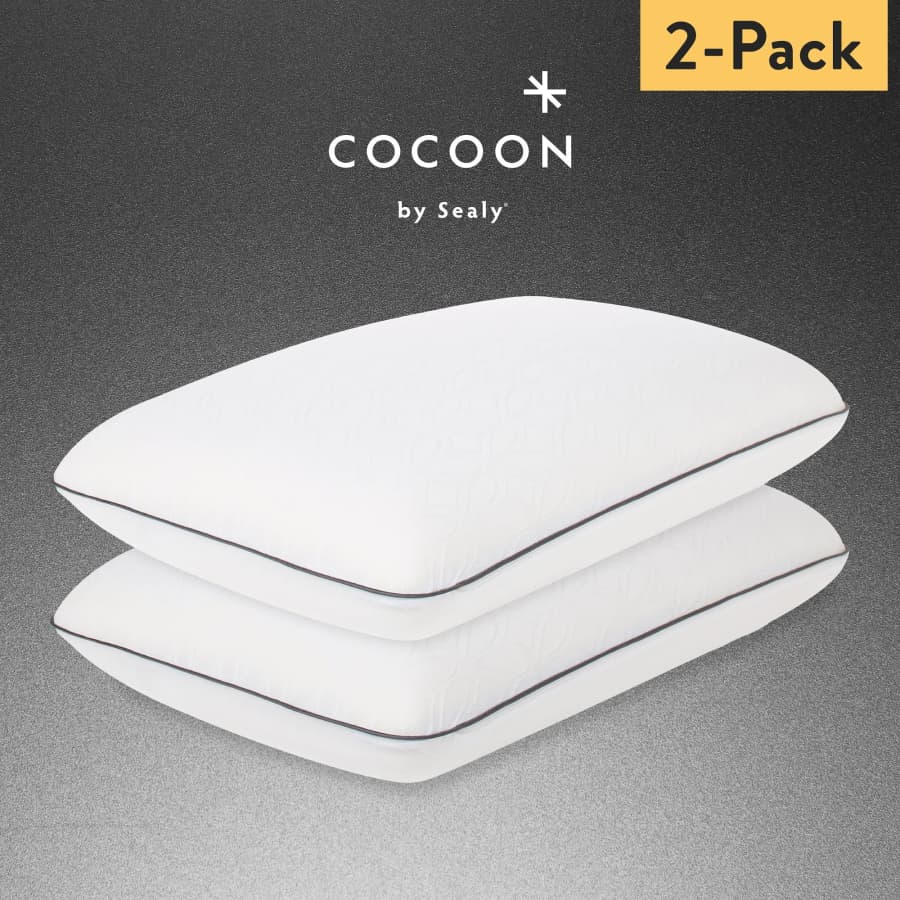 Sealy Cocoon Memory Foam Bed Pillow 2-Pack: $24 Sealy Cocoon Memory Foam Bed Pillow 2-Pack: $24
