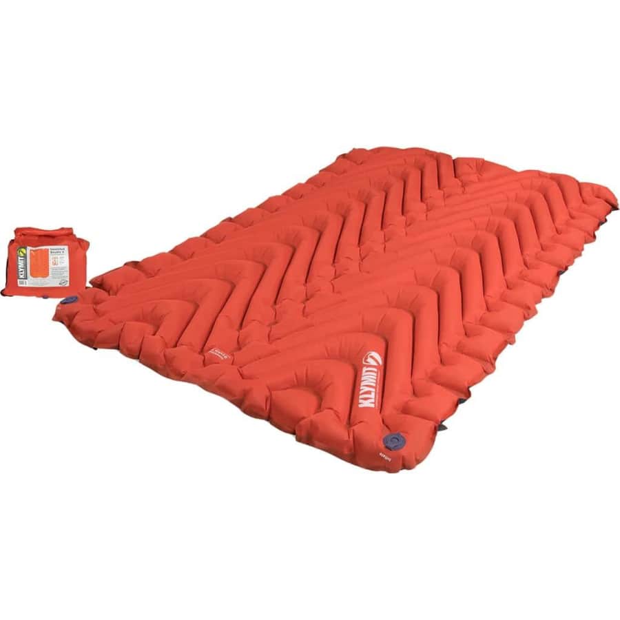 Klymit Insulated Double V Inflatable Sleeping Pad: $100 Klymit Insulated Double V Inflatable Sleeping Pad: $100