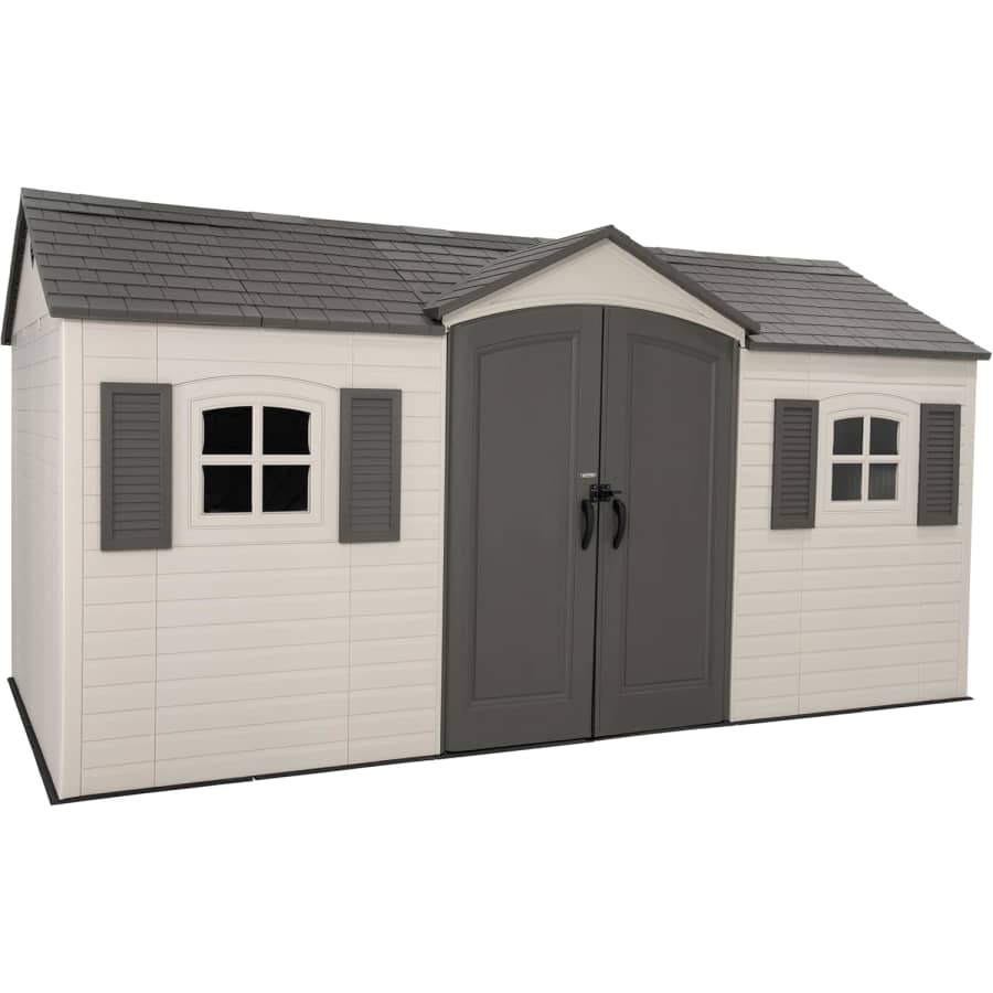Lifetime 15x8ft Outdoor Storage Shed: $1555 or less...