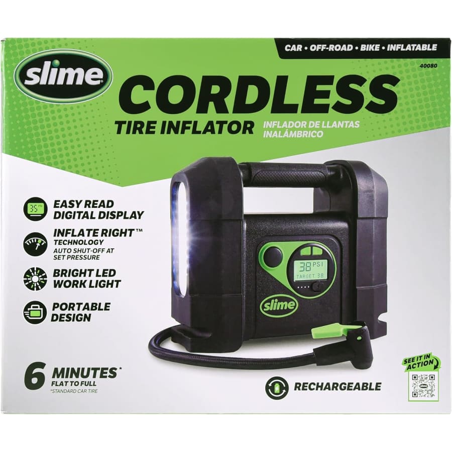 Slime Cordless Tire Inflator: $59 Slime Cordless Tire Inflator: $59
