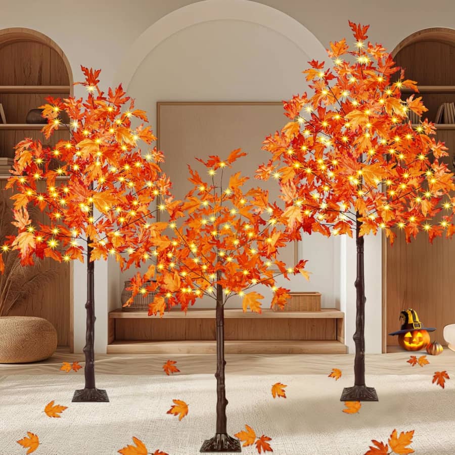 EEW Pre-Lit Artificial Maple Tree 3-Pack: $55.99 EEW Pre-Lit Artificial Maple Tree 3-Pack: $55.99