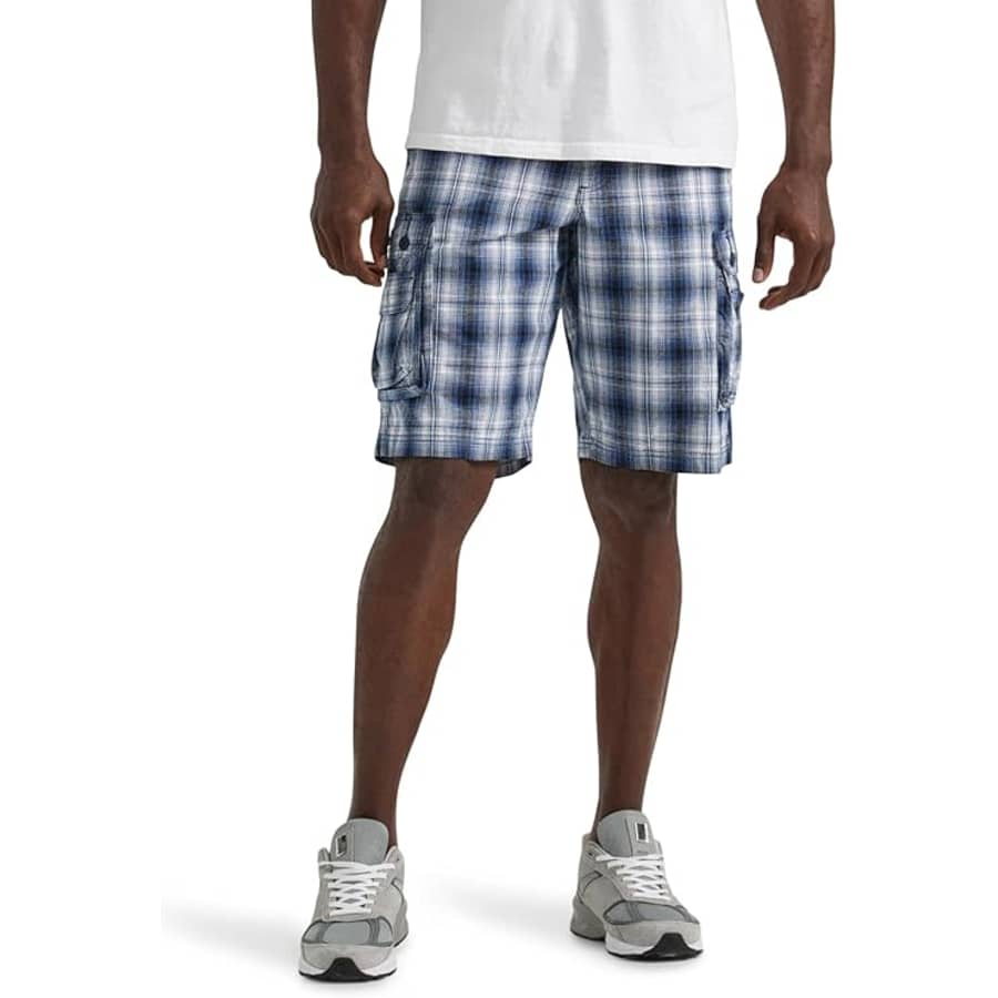Lee Men's Dungarees New Belted Wyoming Cargo Shorts: $14