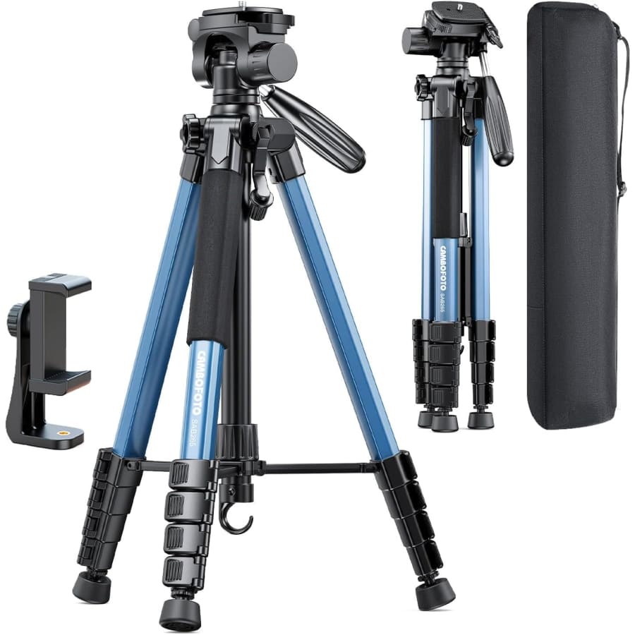 74" Camera Tripod: $24 74" Camera Tripod: $24