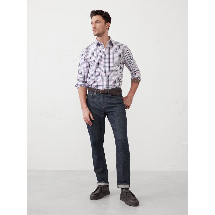 Banana Republic Factory Men's Slim Untucked Dress Shirt: $19 Banana Republic Factory Men's Slim Untucked Dress Shirt: $19
