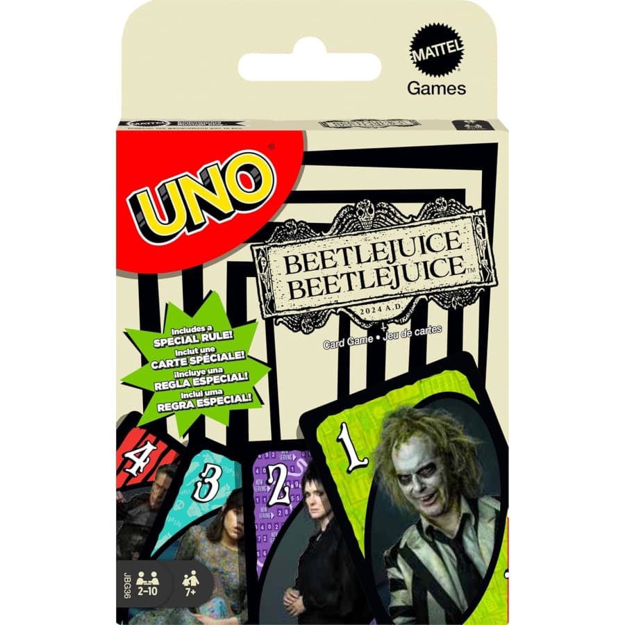 Uno Beetlejuice Card Game: $6.35