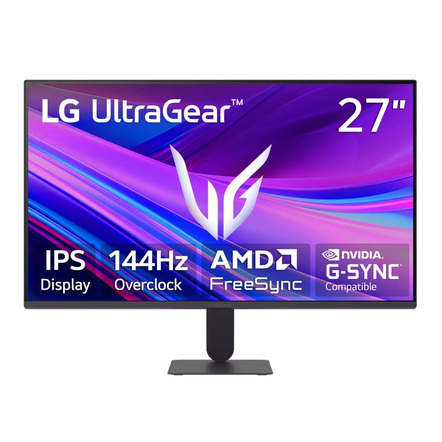 LG 27G411A-B 27" 1080p 144Hz Monitor: $89