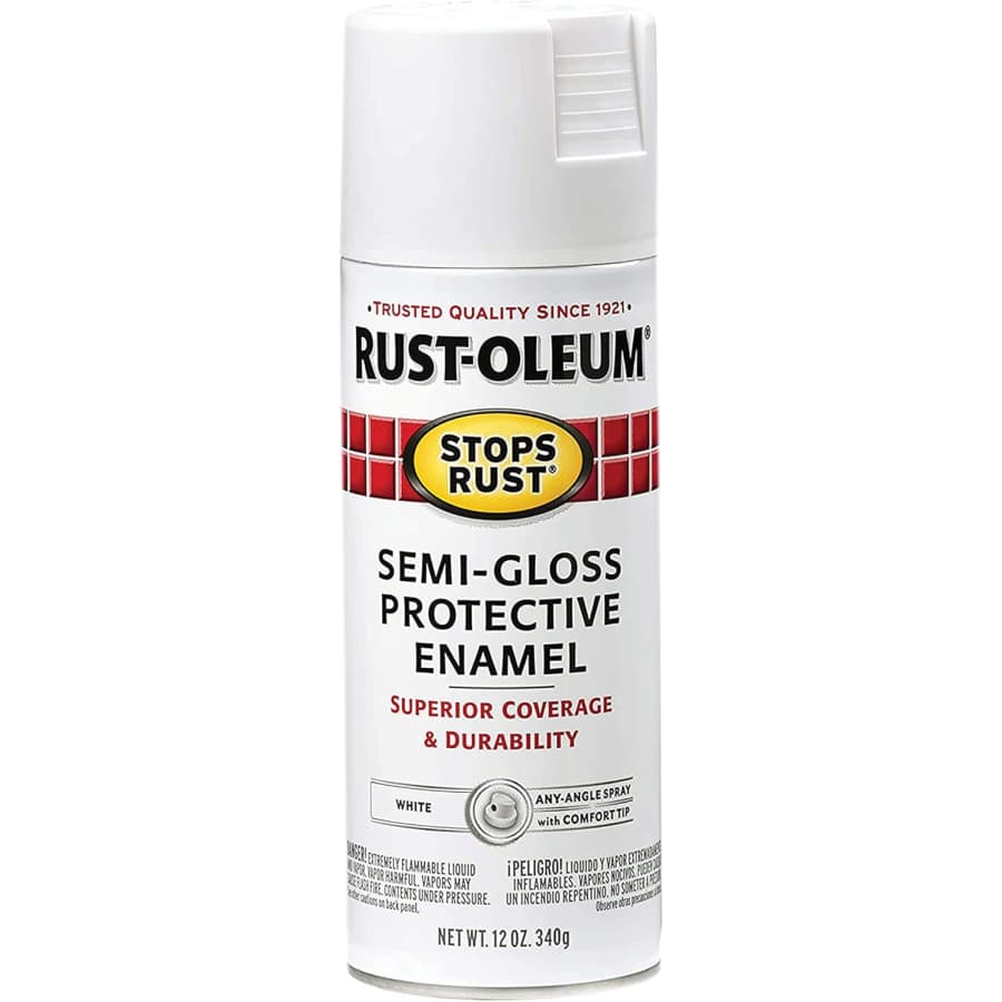 Rust-Oleum Stops Rust Semi-Gloss Protective Enamel 12-oz. Can: $4.58 Rust-Oleum Stops Rust Semi-Gloss Protective Enamel 12-oz. Can: $4.58