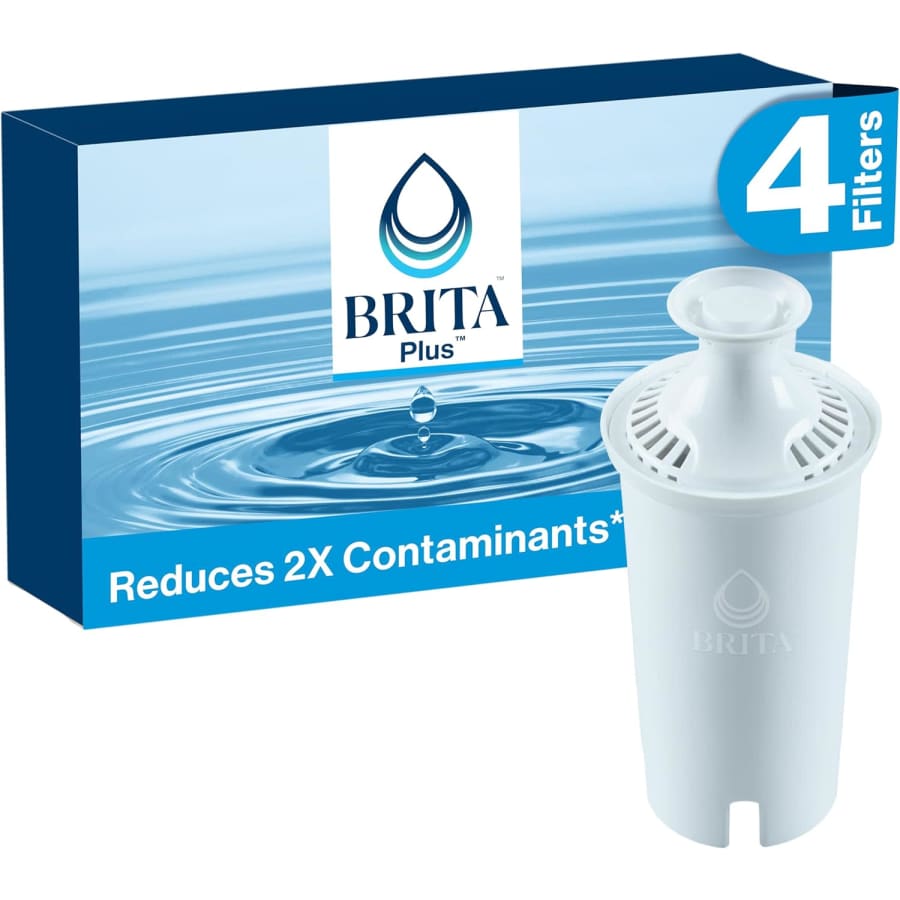 Brita Plus High-Density Water Filter 4-Pack: $12 w/ Sub & Save