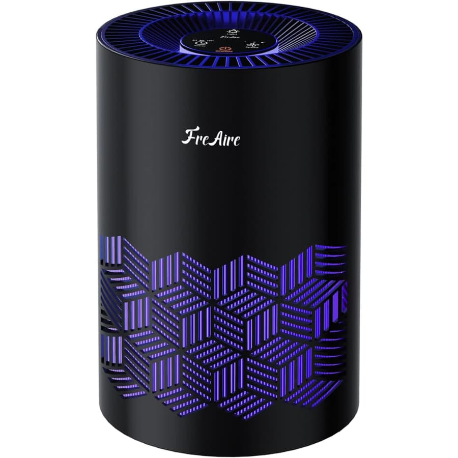 FreAire HEPA Air Purifier with RGB Lights: $19.40