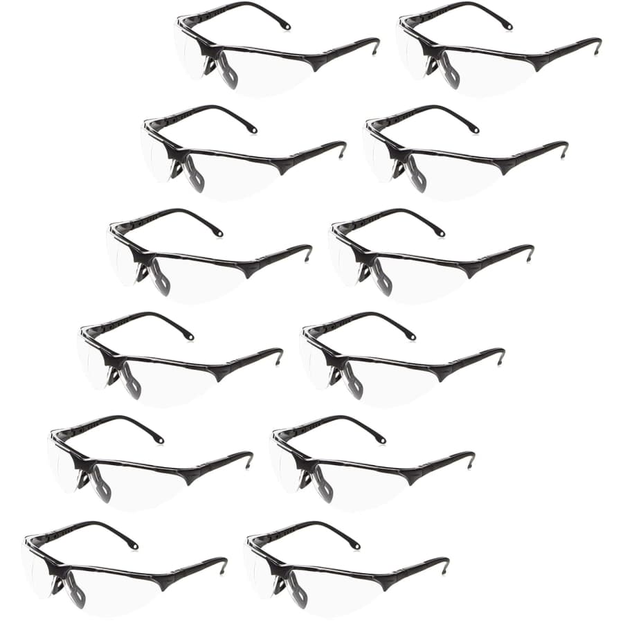 Amazon Basics R200 Anti-Fog Shooting Safety Glasses 12-Pack: $25