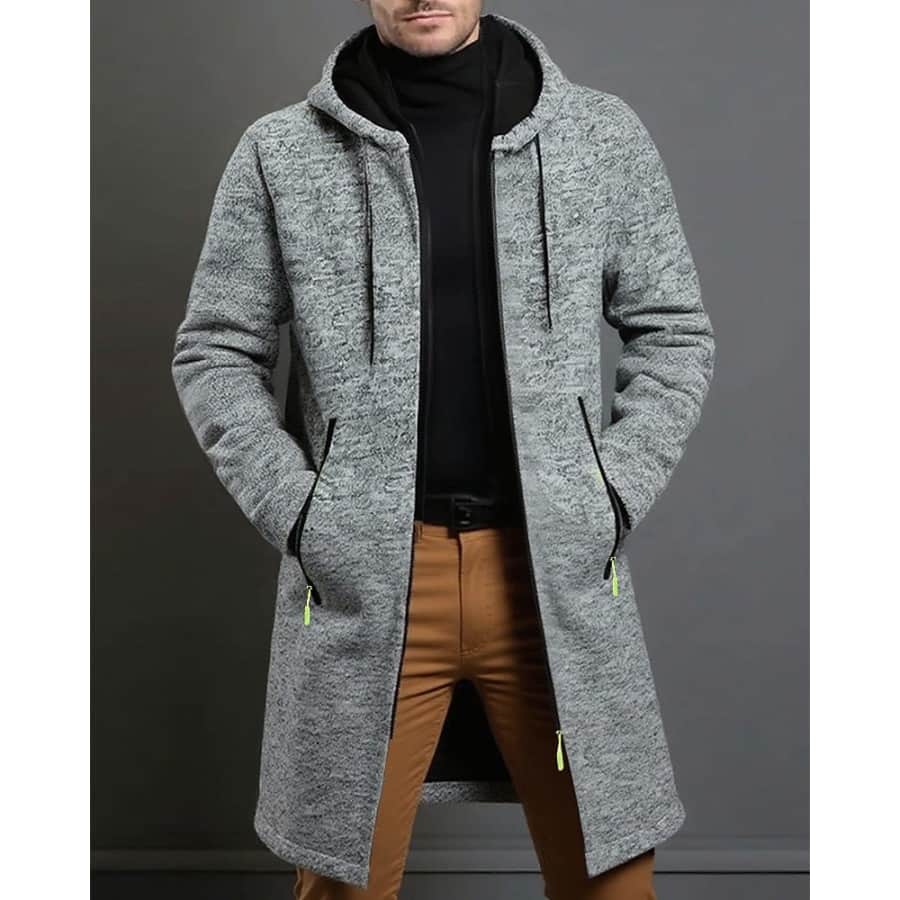 Men's Overcoat Trench Coat: $16