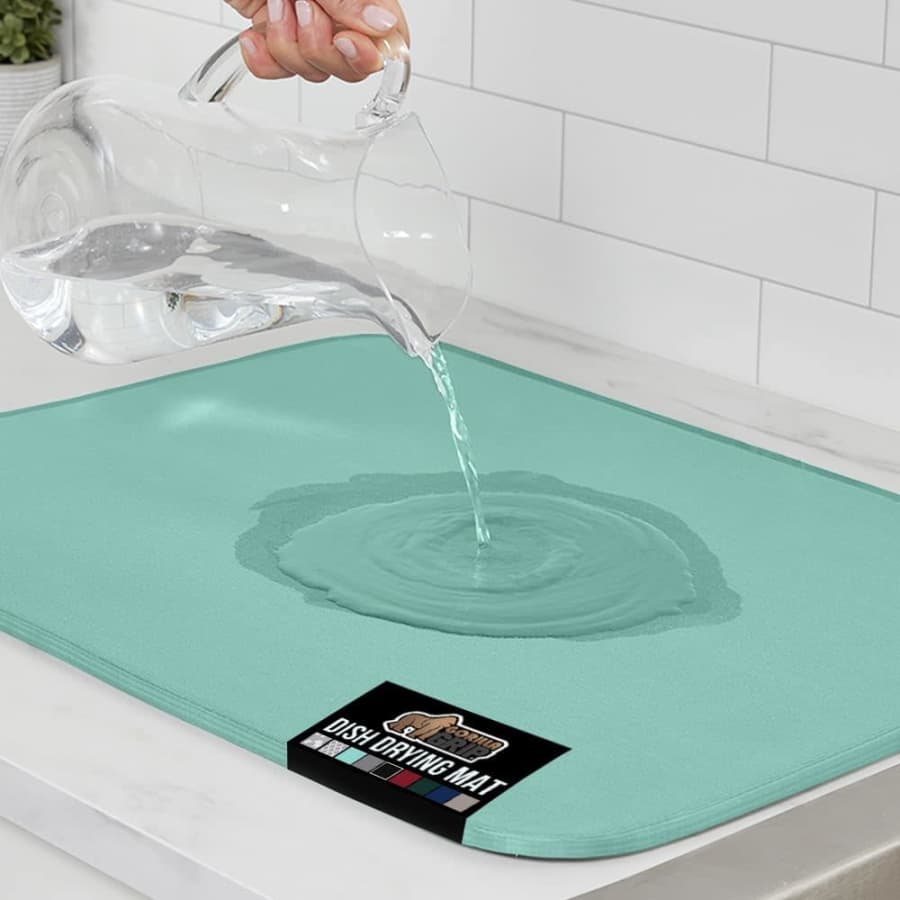 Gorilla Grip Ultra Water Absorbent Microfiber Dish Drying Mat: $8.99