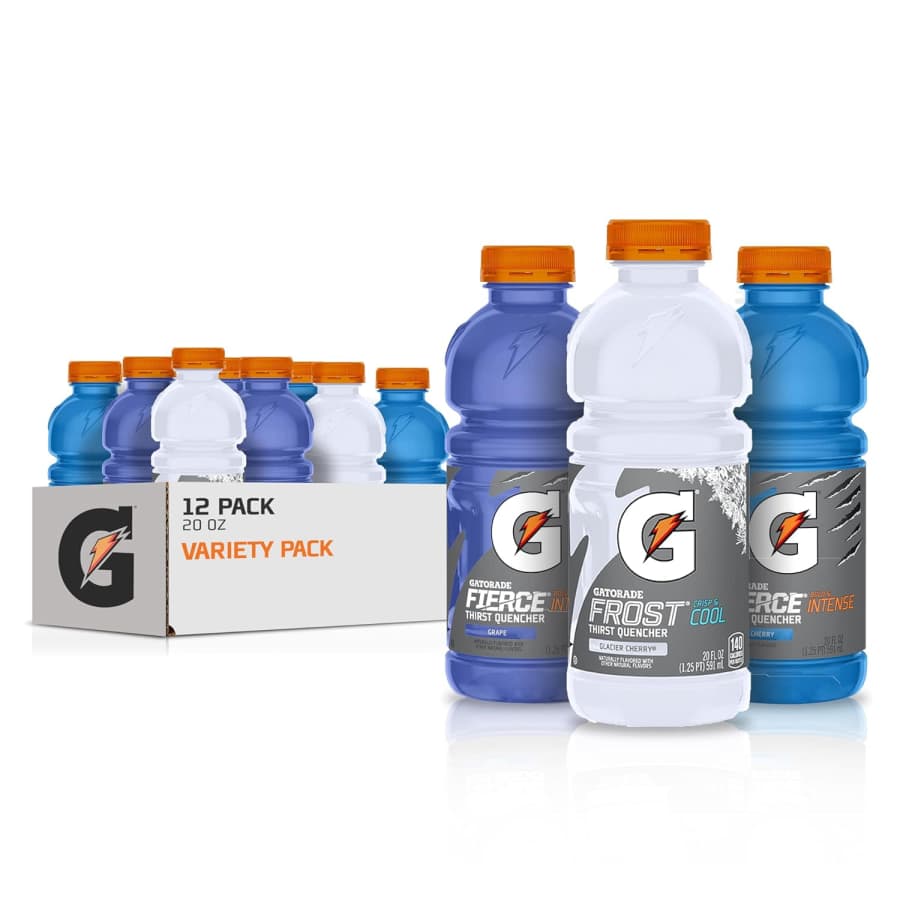 Gatorade Original Thirst Quencher Fierce 20-oz. Variety 12-Pack: $11 w/ Subscribe & Save Gatorade Original Thirst Quencher Fierce 20-oz. Variety 12-Pack: $11 w/ Subscribe & Save