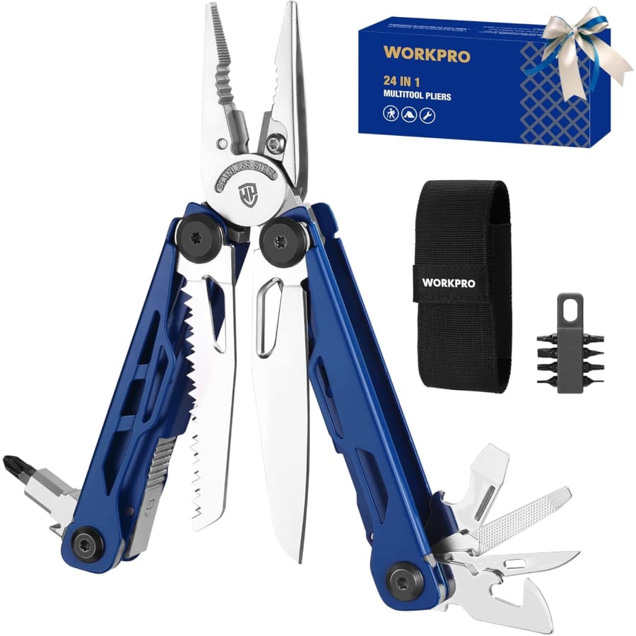 WorkPro 24-in-1 Multitool Pliers: $24 w/ Prime