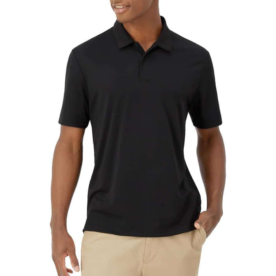 Hanes Men's Moves Performance Polo Shirt: $8.56