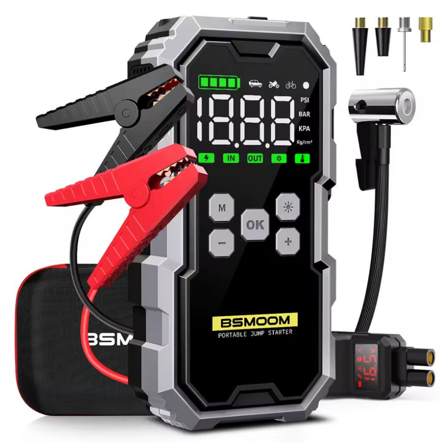 2,6800mAh Portable Jump Starter: $44