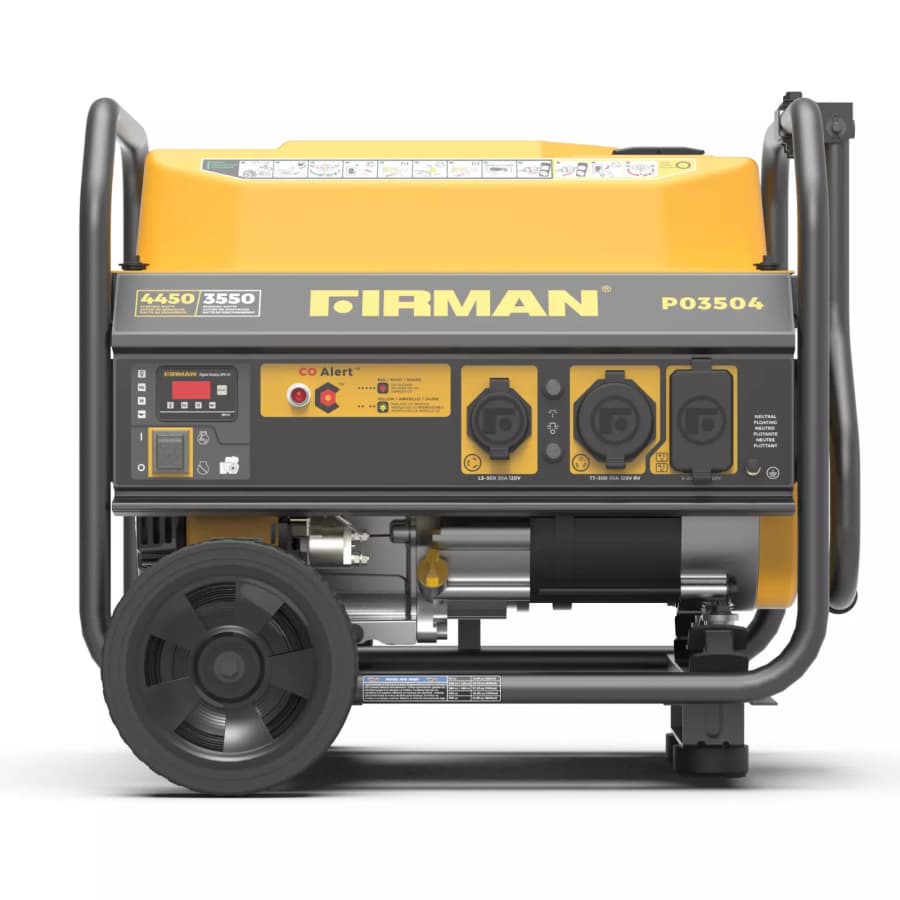 Firman 4,450W Gas Portable Generator: $299 Firman 4,450W Gas Portable Generator: $299