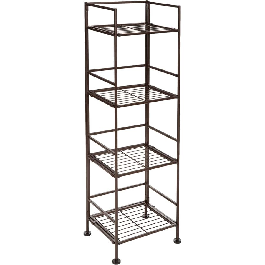 Amazon Basics 4-Tier Iron Tower Shelf: $28