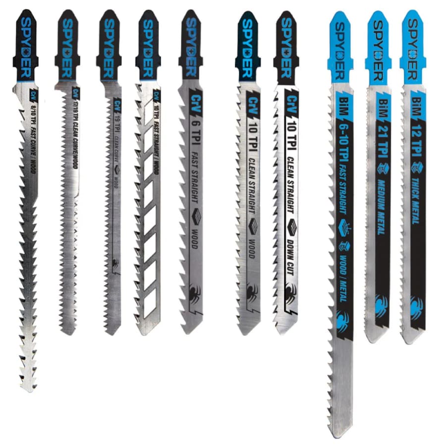 Spyder 10-Piece Jigsaw Blade Set: $19.98