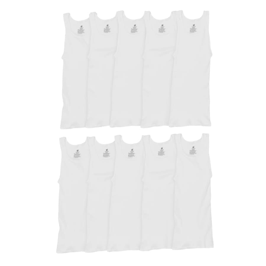 Hanes Men's Tank Undershirt 10-Pack: $24