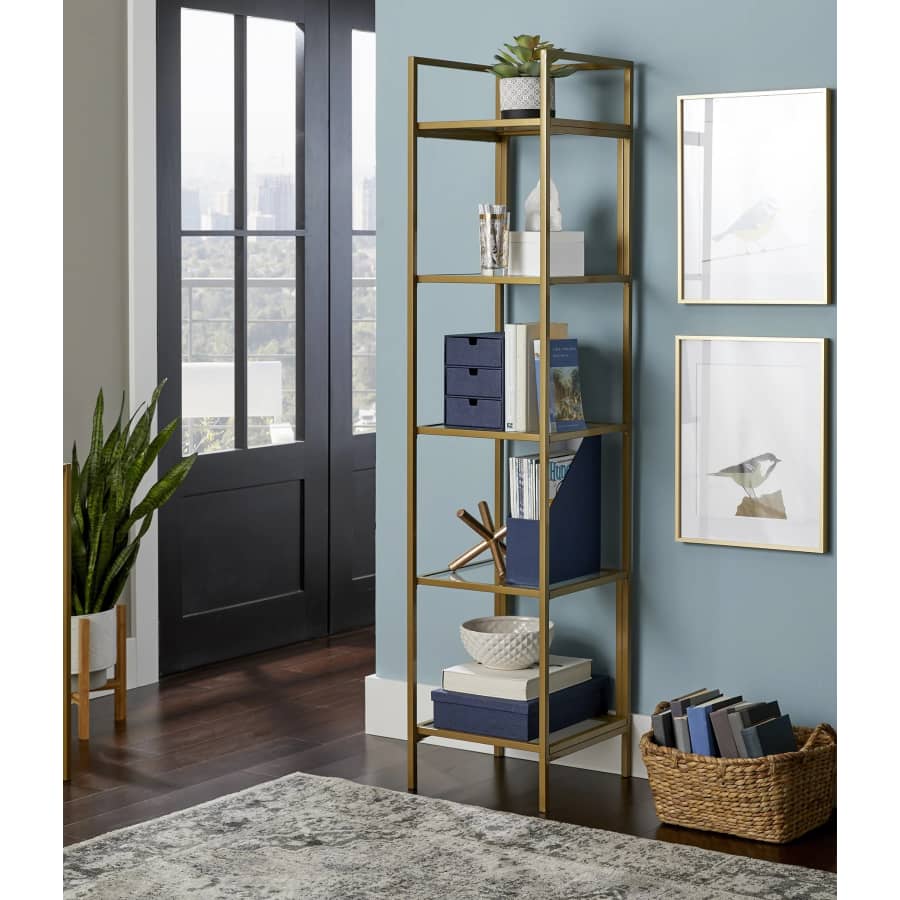 Better Homes & Gardens Nola Narrow Bookcase: $37.88 Better Homes & Gardens Nola Narrow Bookcase: $37.88