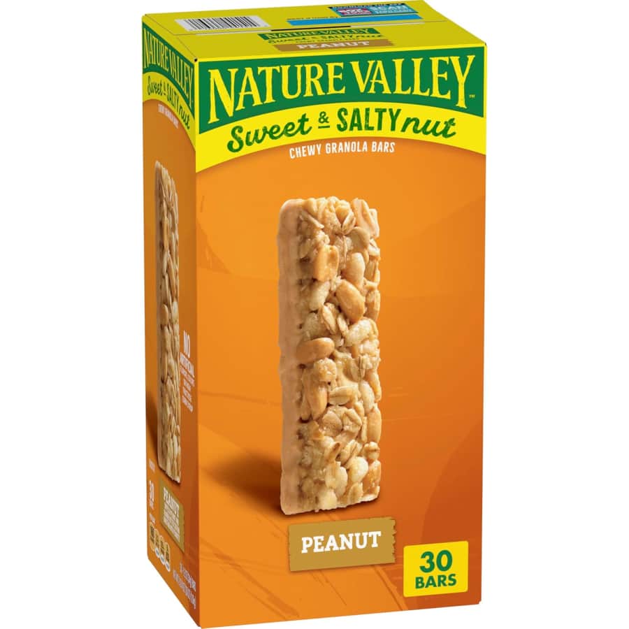 Nature Valley 30-Count Sweet & Salty Peanut Granola Bars: $8.97 via Sub & Save Nature Valley 30-Count Sweet & Salty Peanut Granola Bars: $8.97 via Sub & Save