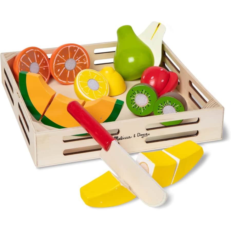 Melissa & Doug Wooden Cutting Fruit Set: $10.77
