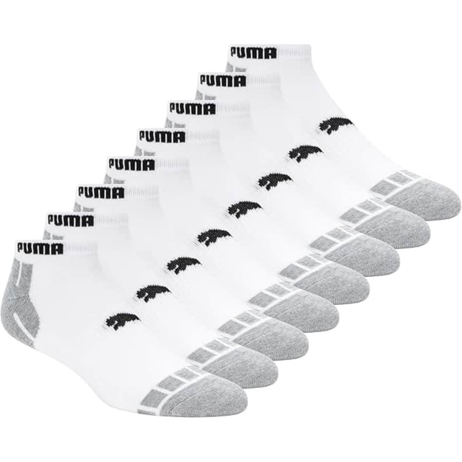 PUMA Men's Low Cut Socks 8-Pack: $11 PUMA Men's Low Cut Socks 8-Pack: $11