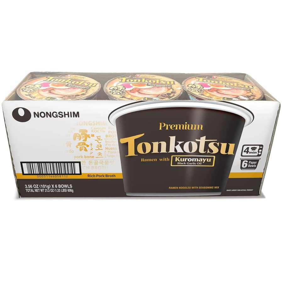 Nongshim Tonkotsu Ramen Big Bowl 6-Pack: $8.98 via Sub & Save Nongshim Tonkotsu Ramen Big Bowl 6-Pack: $8.98 via Sub & Save