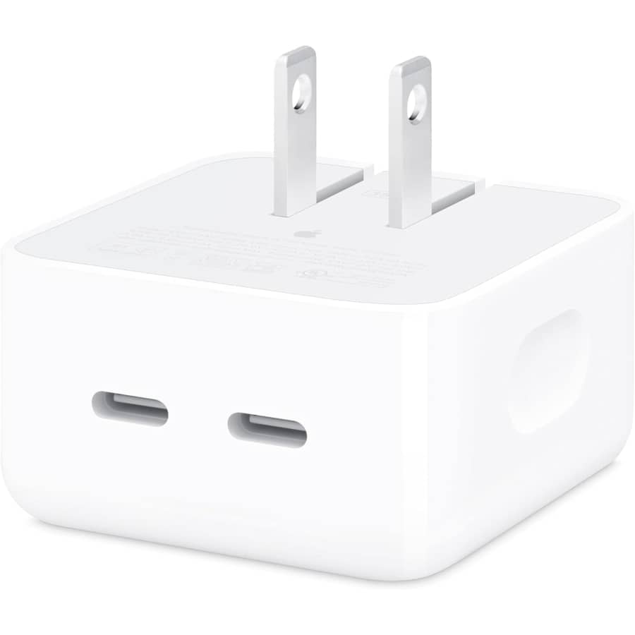 Apple 35W Dual USB-C Compact Power Adapter: $39 Apple 35W Dual USB-C Compact Power Adapter: $39