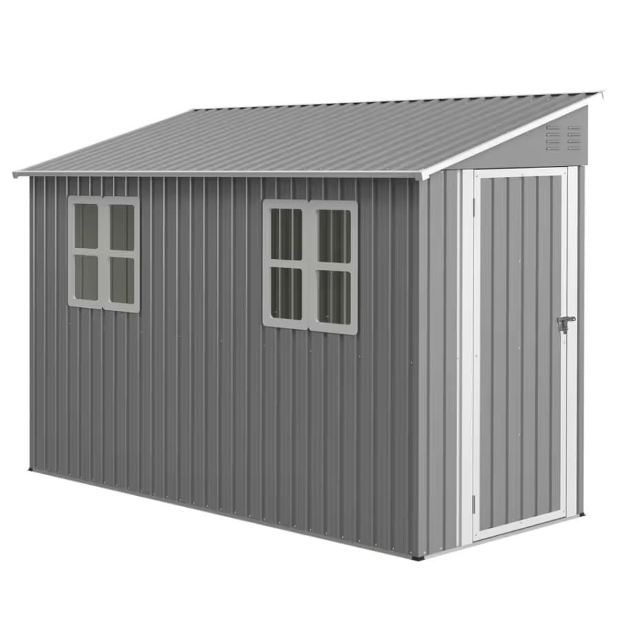 4x10-Foot Galvanized Steel Outdoor Shed: $187.77 4x10-Foot Galvanized Steel Outdoor Shed: $187.77