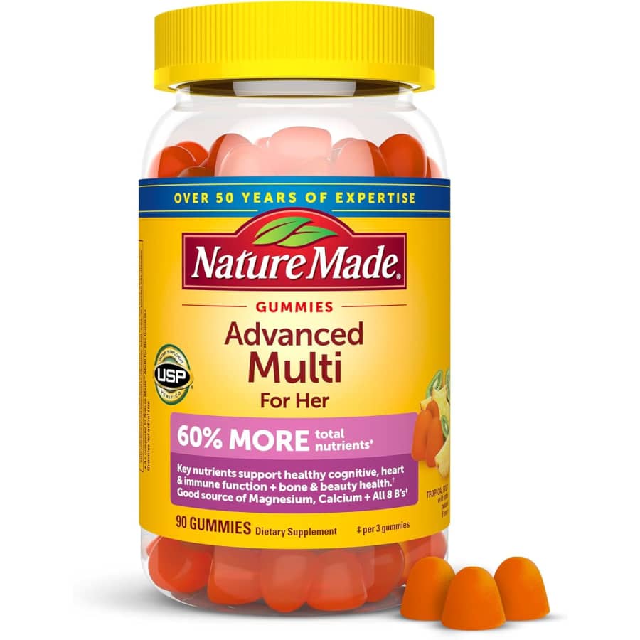 Nature Made Women's Advanced Multi Gummies 90-Count: $9.74 via Sub & Save