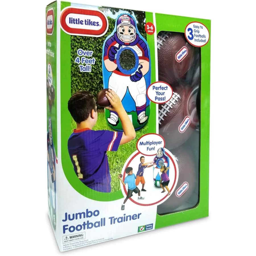 Little Tikes Jumbo Inflatable Football Trainer: $13.58 Little Tikes Jumbo Inflatable Football Trainer: $13.58