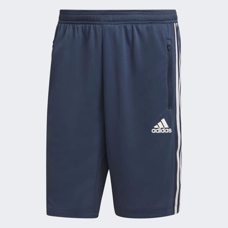 adidas Men's Designed to Move 3-Stripes Primeblue Shorts: $12 adidas Men's Designed to Move 3-Stripes Primeblue Shorts: $12