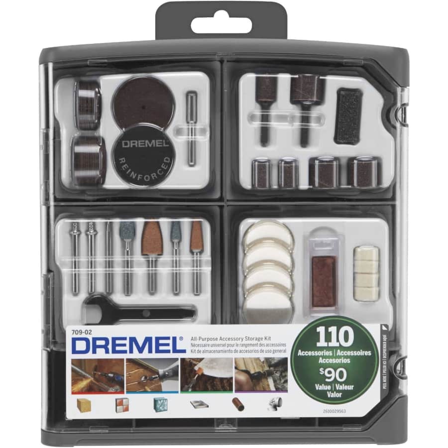 Dremel 709-02 110-Piece Rotary Tool Accessory Kit: $17.98