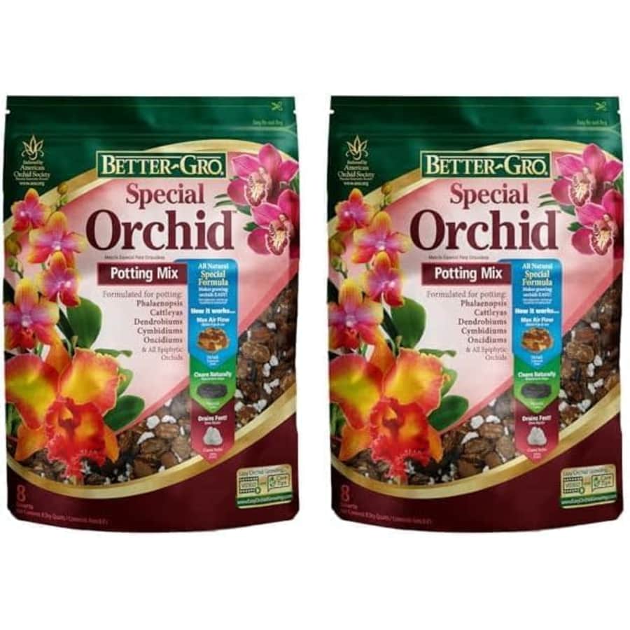 Better-Gro Sun Bulb 8-Quart Special Orchid Potting Mix 2-Pack: $13.94