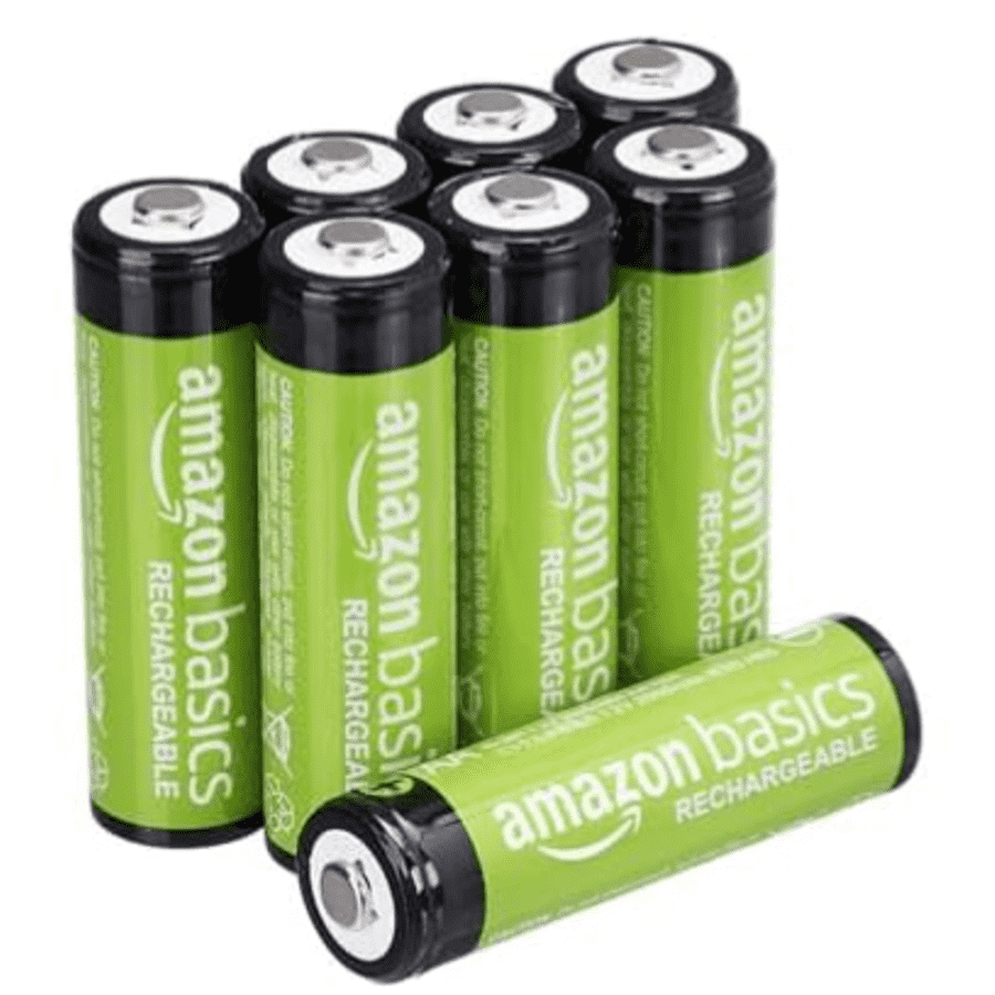 Amazon Basics Rechargeable AA Batteries 8-Pack: $5.99