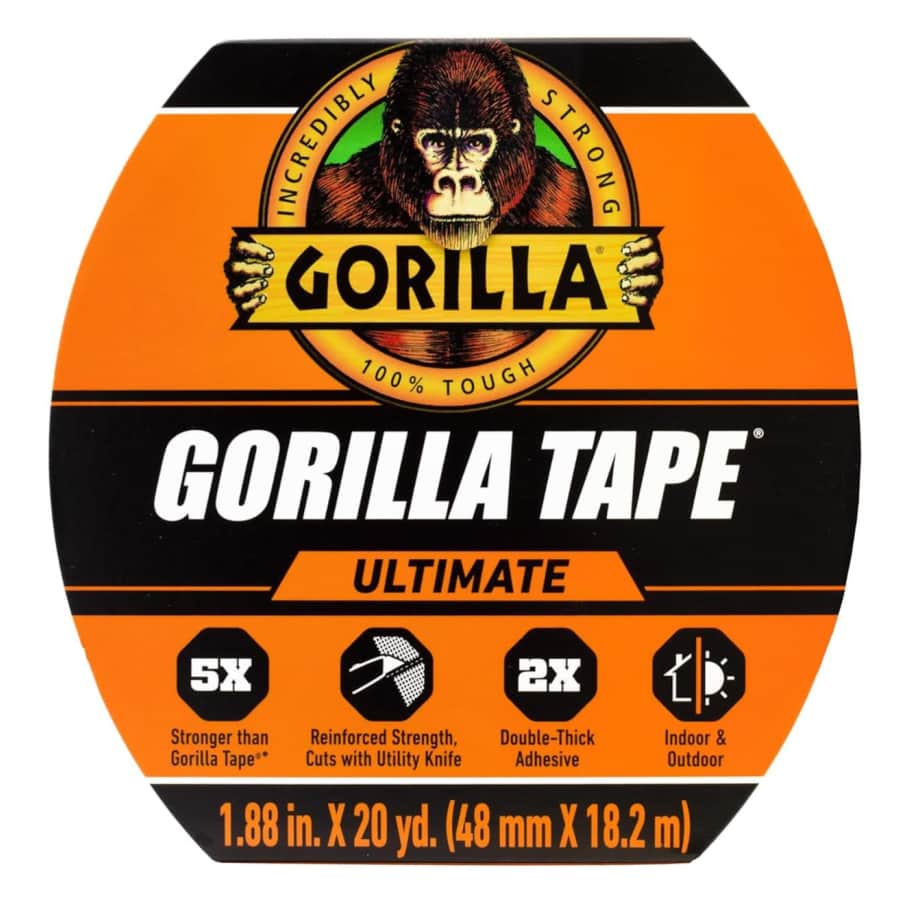 Gorilla Tape Ultimate 20-Yard Roll: $9.68 Gorilla Tape Ultimate 20-Yard Roll: $9.68