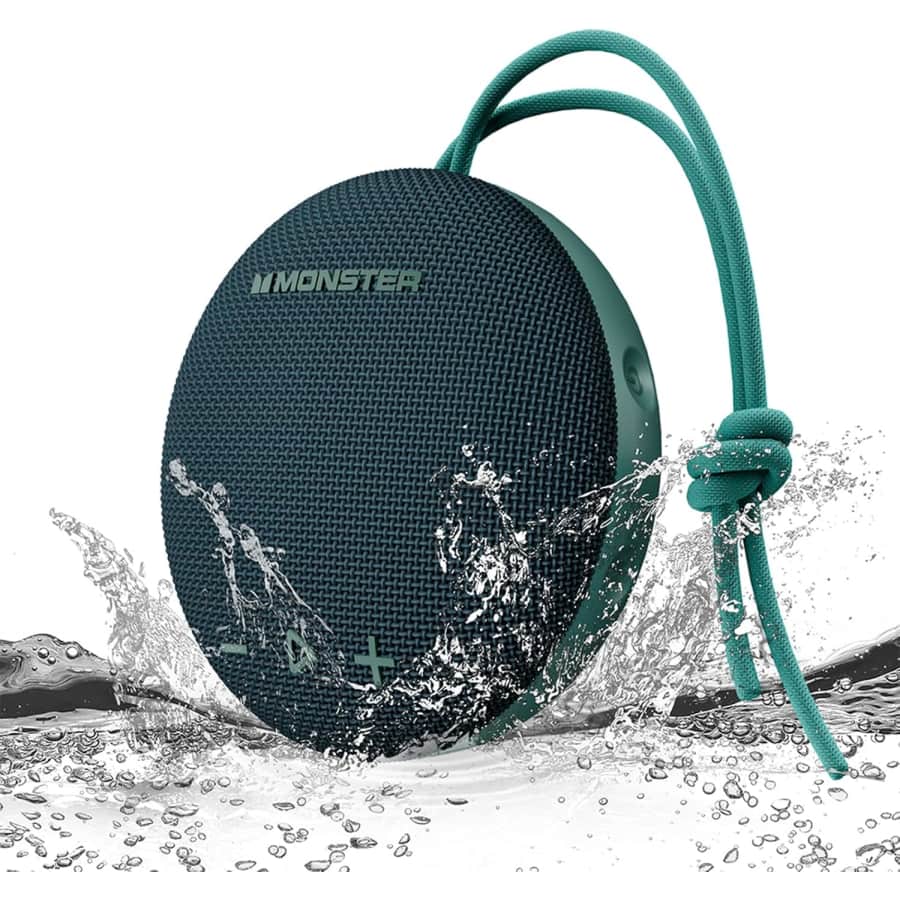 Monster Waterproof Bluetooth Speaker: $23.49 Monster Waterproof Bluetooth Speaker: $23.49
