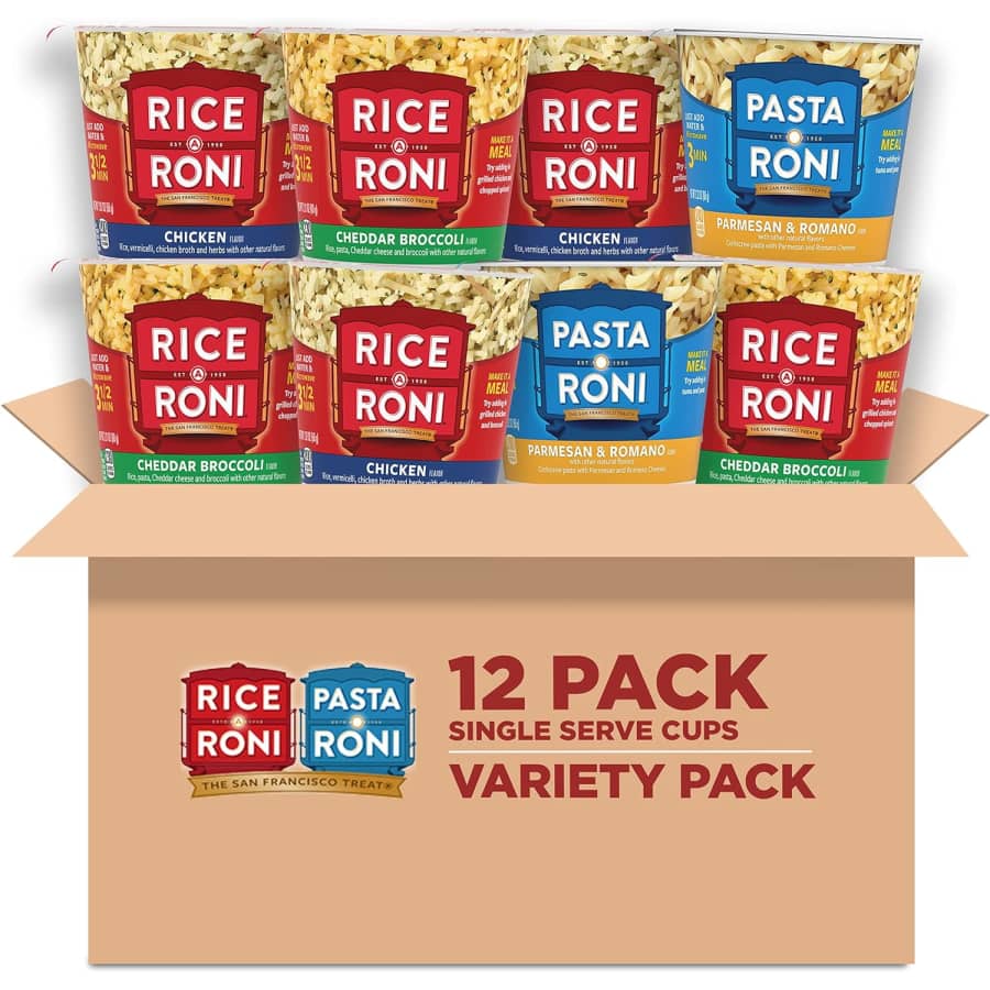 Rice-A-Roni 3-Flavor Cup Variety Pack: $15 via Sub & Save Rice-A-Roni 3-Flavor Cup Variety Pack: $15 via Sub & Save